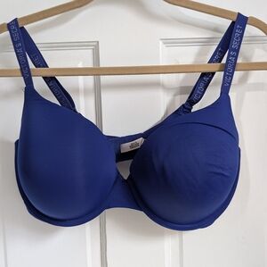 Victoria's Secret Deep Blue Molded T-Shirt Bra SZ 38 DD